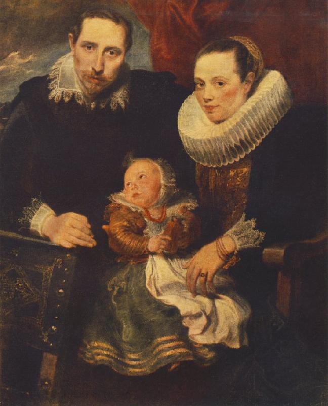 DYCK, Sir Anthony Van Family Portrait hhte oil painting picture